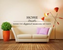 Home Quotes Wall Decal Family Vinyl Art Stickers